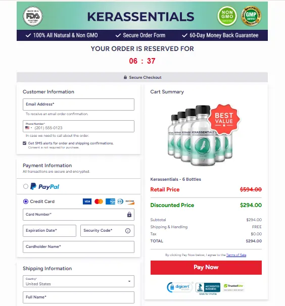 payment guide Kerassentials