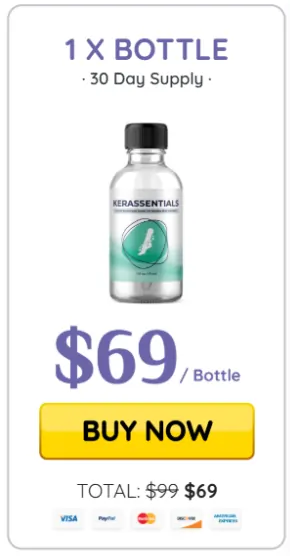 69$ per bottel Kerassentials oil